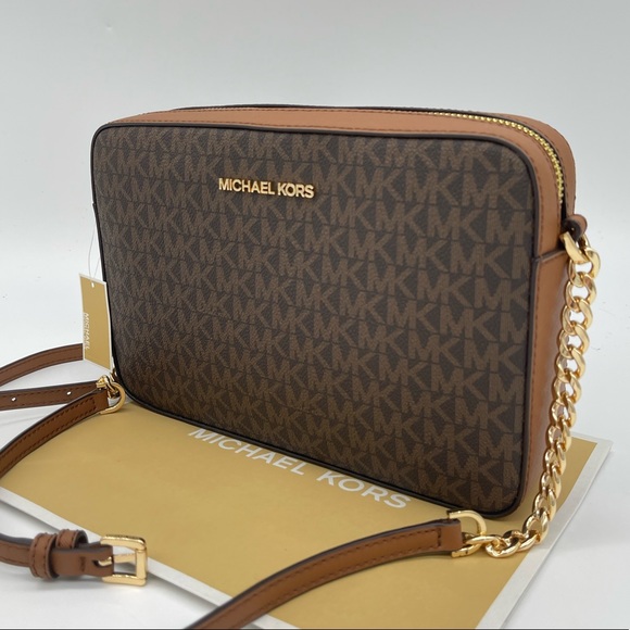 Michael Kors Bags Michael Kors Large Ew Crossbody Bag Brown Poshmark